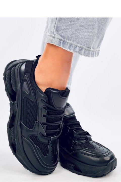 Sneakersy damskie LANCASI BLACK - Inello Sneakersy damskie LANCASI BLACK - Inello