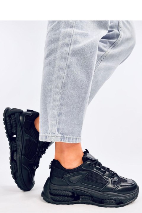 Sneakersy damskie LANCASI BLACK - Inello Sneakersy damskie LANCASI BLACK - Inello