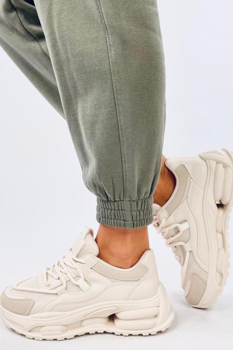 Sneakersy damskie SUDGEN BEIGE - Inello Sneakersy damskie SUDGEN BEIGE - Inello