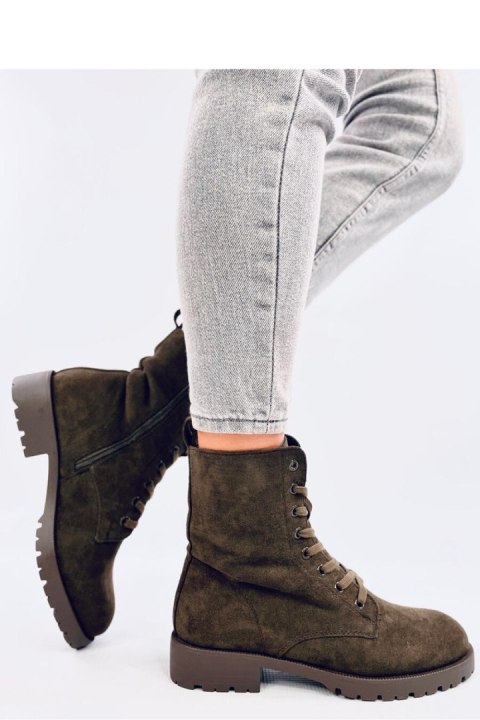 Workery sznurowane BENTE GREEN - Inello Workery sznurowane BENTE GREEN - Inello