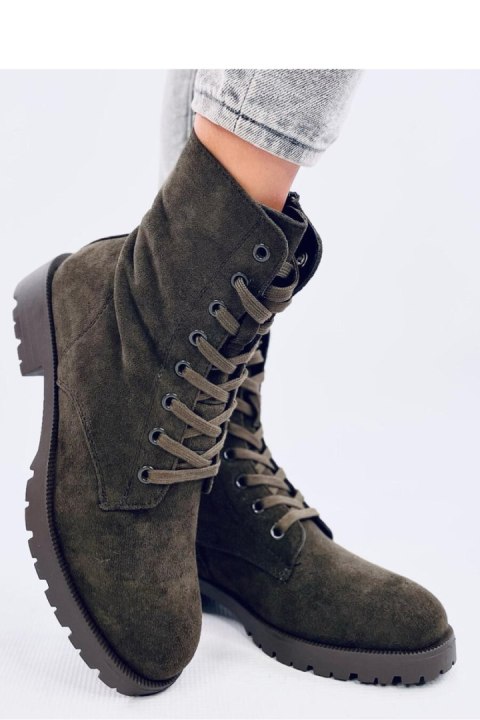 Workery sznurowane BENTE GREEN - Inello Workery sznurowane BENTE GREEN - Inello