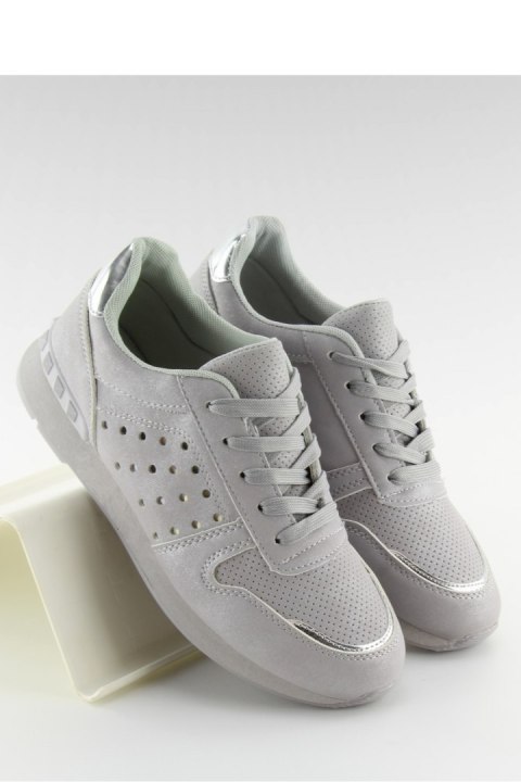 BUTY SPORTOWE DAMSKIE SZARE SU12P GREY - Inello BUTY SPORTOWE DAMSKIE SZARE SU12P GREY - Inello