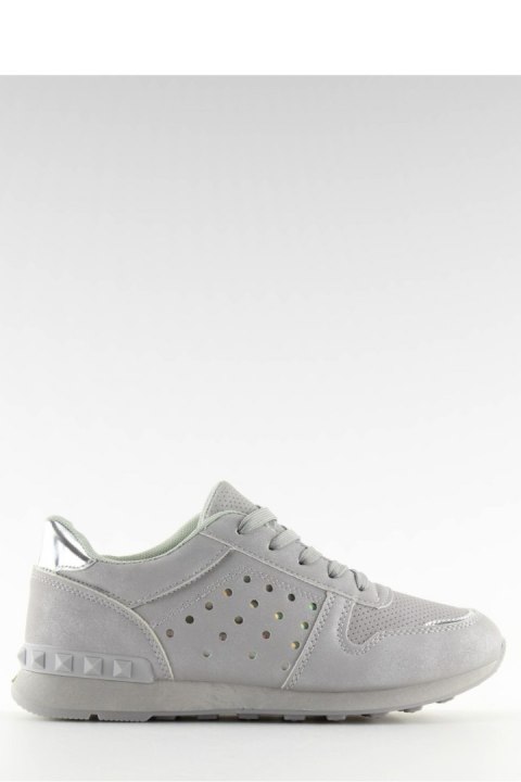 BUTY SPORTOWE DAMSKIE SZARE SU12P GREY - Inello BUTY SPORTOWE DAMSKIE SZARE SU12P GREY - Inello