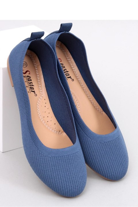 Baleriny skarpetkowe CAVADAY BLUE - Inello Baleriny skarpetkowe CAVADAY BLUE - Inello