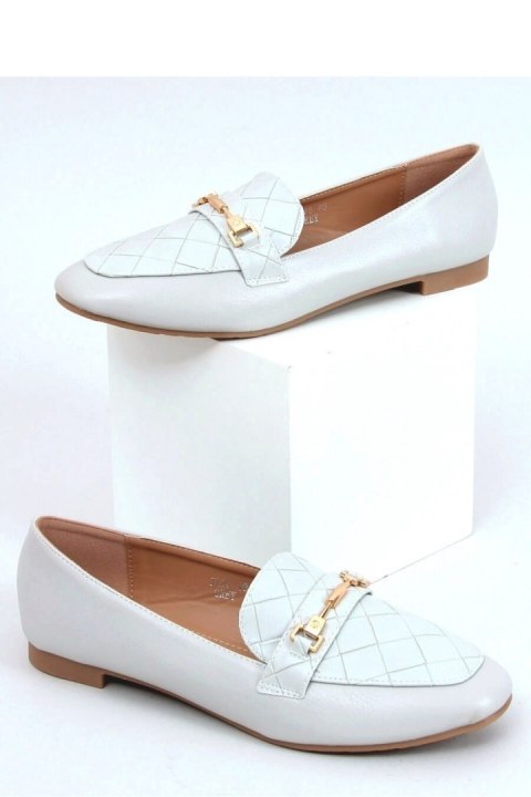 MOKASYNY DAMSKIE SZARE JL76 GREY - Inello MOKASYNY DAMSKIE SZARE JL76 GREY - Inello