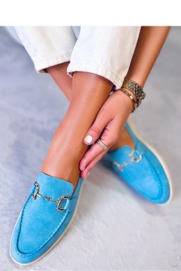 Mokasyny damskie MILVA BLUE - Inello Hurtownia odzieży on-line, moda damska, bielizna i obuwie dla kobiet - Matterhorn.pl