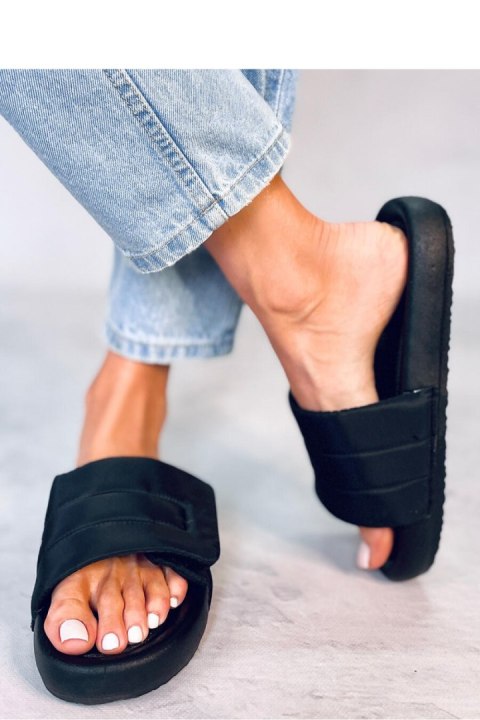 Sandał Klapki ortalionowe CUETO BLACK - Inello Sandał Klapki ortalionowe CUETO BLACK - Inello
