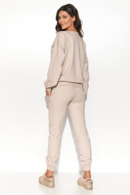 Spodnie Komplet Model NU430 Light Beige - Numinou Hurtownia odzieży on-line, moda damska, bielizna i obuwie dla kobiet - Matterh