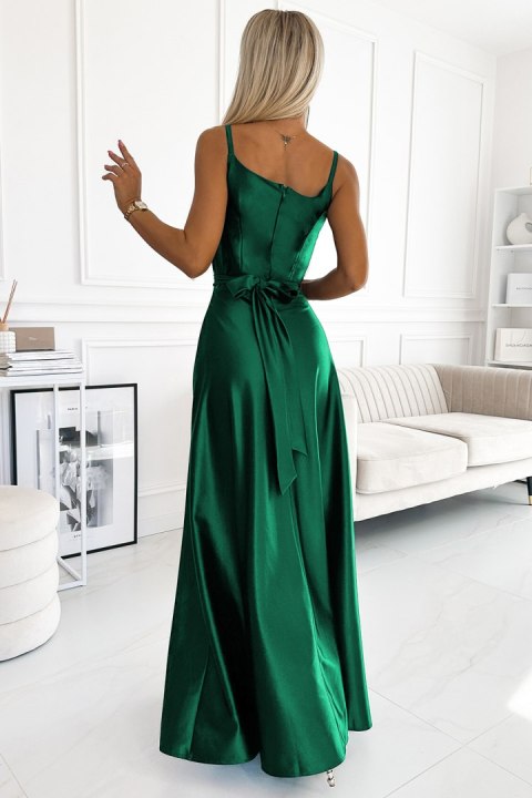 Sukienka Model Juliet 512-1 Bottle Green - Numoco Sukienka Model Juliet 512-1 Bottle Green - Numoco