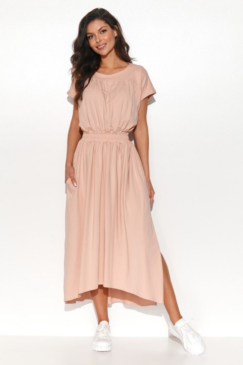 Sukienka Model NU425 Powder Pink - Numinou Sukienka Model NU425 Powder Pink - Numinou