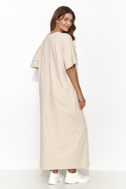 Sukienka Model NU466 Light Beige - Numinou Sukienka Model NU466 Light Beige - Numinou
