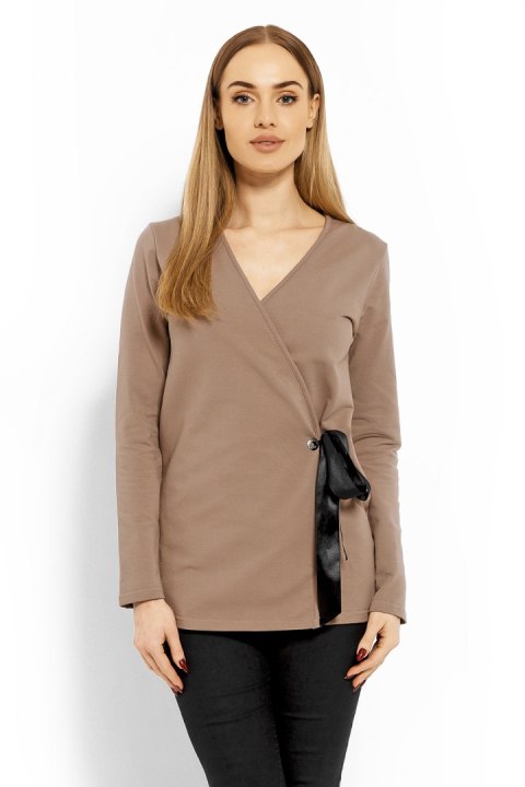 Bluzka Model 1626 Cappuccino - PeeKaBoo Bluzka Model 1626 Cappuccino - PeeKaBoo