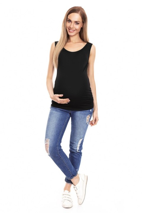 Koszulka ciążowa Model 0141 Black - PeeKaBoo Koszulka ciążowa Model 0141 Black - PeeKaBoo