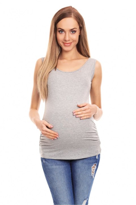 Koszulka ciążowa Model 0141 Grey - PeeKaBoo Koszulka ciążowa Model 0141 Grey - PeeKaBoo