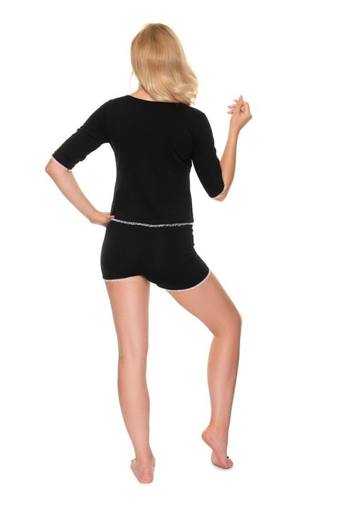 Piżama Damska Model 0193 Black - PeeKaBoo Piżama Damska Model 0193 Black - PeeKaBoo