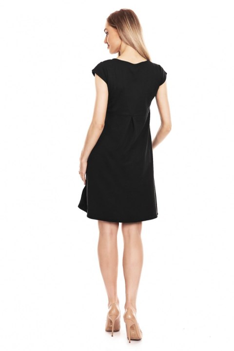 Sukienka Ciążowa Model 0129 Black - PeeKaBoo Sukienka Ciążowa Model 0129 Black - PeeKaBoo