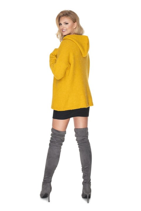 Sweter Damski Model 30070 Yellow - PeeKaBoo Sweter Damski Model 30070 Yellow - PeeKaBoo