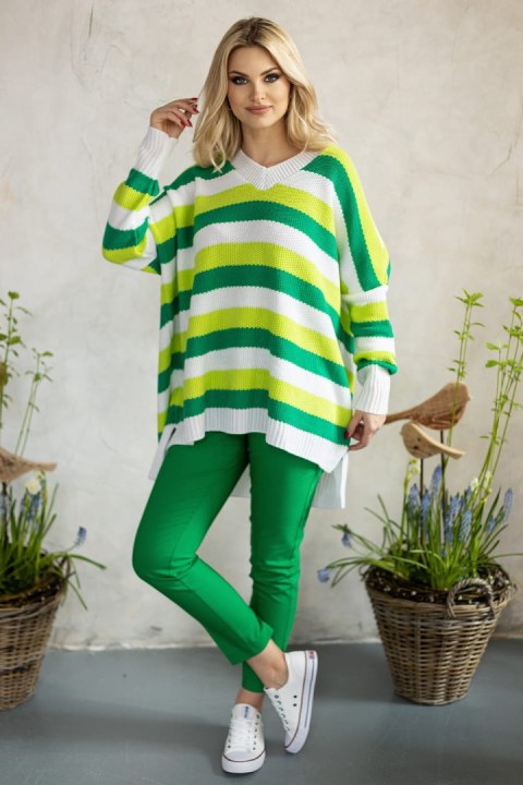 Sweter Damski Model 30091 Ecru - PeeKaBoo Sweter Damski Model 30091 Ecru - PeeKaBoo