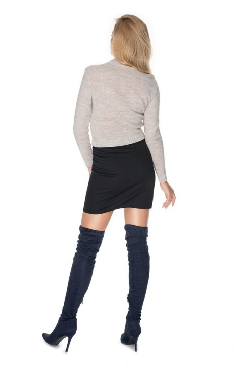 Sweter Damski Model 70016 Beige - PeeKaBoo Sweter Damski Model 70016 Beige - PeeKaBoo