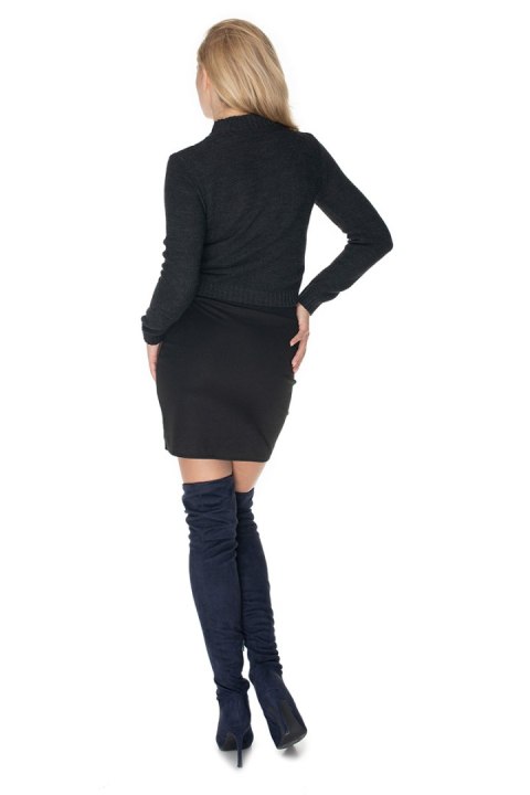 Sweter Damski Model 70016 Grafit - PeeKaBoo Sweter Damski Model 70016 Grafit - PeeKaBoo