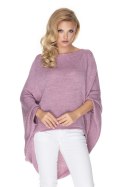Sweter Ponczo Model 30068 Lila - PeeKaBoo Hurtownia odzieży on-line, moda damska, bielizna i obuwie dla kobiet - Matterhorn.pl
