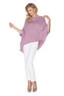 Sweter Ponczo Model 30068 Lila - PeeKaBoo Hurtownia odzieży on-line, moda damska, bielizna i obuwie dla kobiet - Matterhorn.pl