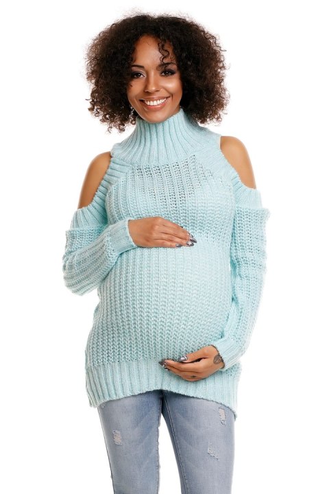 Sweter model 30040C Ice Mint - PeeKaBoo Sweter model 30040C Ice Mint - PeeKaBoo