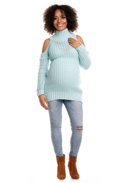 Sweter model 30040C Ice Mint - PeeKaBoo Sweter model 30040C Ice Mint - PeeKaBoo