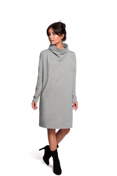 Sukienka Model B132 Grey - BeWear Sukienka Model B132 Grey - BeWear