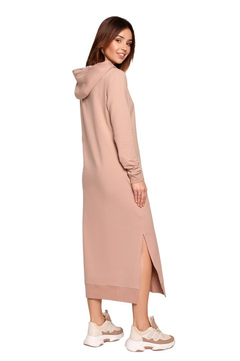 Sukienka Model B197 Mocca - BeWear Sukienka Model B197 Mocca - BeWear