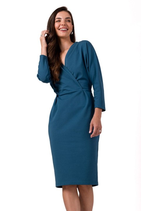 Sukienka Model B271 Morski - BeWear Sukienka Model B271 Morski - BeWear