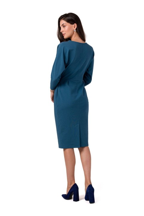 Sukienka Model B271 Morski - BeWear Sukienka Model B271 Morski - BeWear