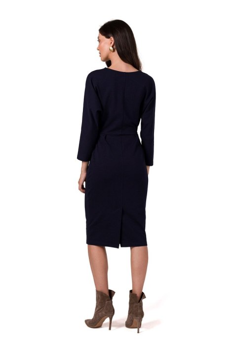 Sukienka Model B271 Navy - BeWear Sukienka Model B271 Navy - BeWear