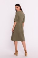 Sukienka Model B280 Oliwka - BeWear Hurtownia odzieży on-line, moda damska, bielizna i obuwie dla kobiet - Matterhorn.pl