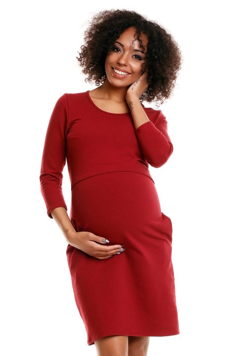 Sukienka model 1445 Crimson - PeeKaBoo Sukienka model 1445 Crimson - PeeKaBoo