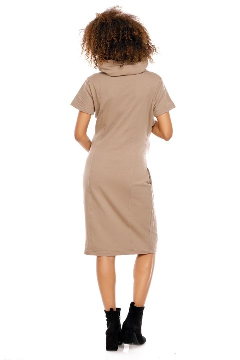 Sukienka model 1581 Cappuccino - PeeKaBoo Sukienka model 1581 Cappuccino - PeeKaBoo