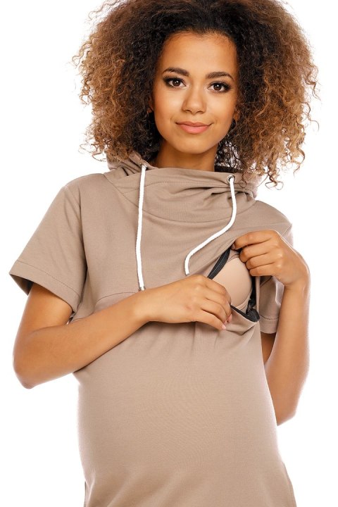 Sukienka model 1581 Cappuccino - PeeKaBoo Sukienka model 1581 Cappuccino - PeeKaBoo