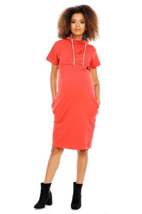 Sukienka model 1581 Coral - PeeKaBoo Sukienka model 1581 Coral - PeeKaBoo