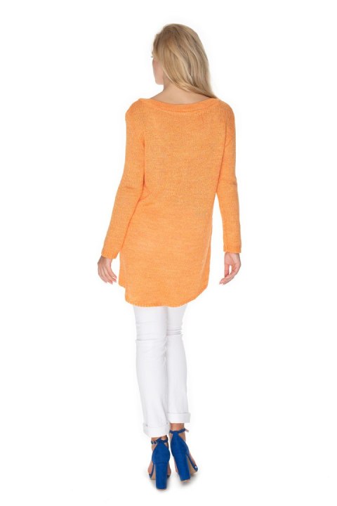 Sweter Damski Model 30067 Orange - PeeKaBoo Sweter Damski Model 30067 Orange - PeeKaBoo