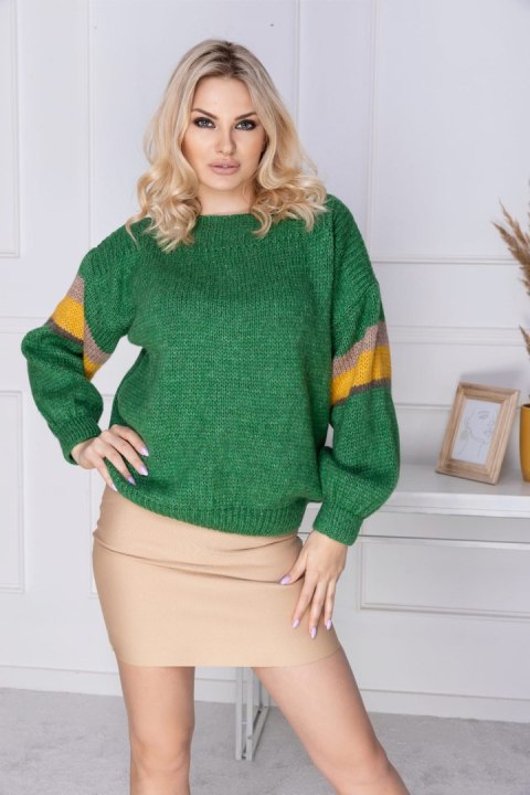 Sweter Damski Model 30079 Green - PeeKaBoo Sweter Damski Model 30079 Green - PeeKaBoo