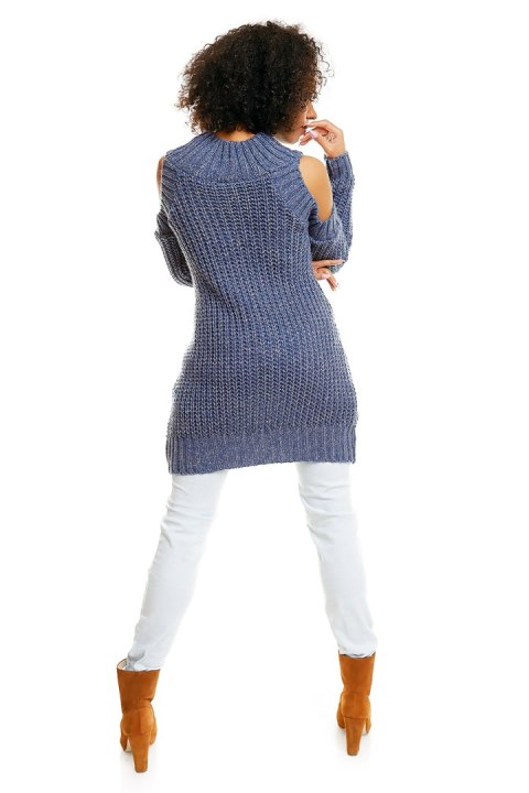 Sweter model 30040 Jeans - PeeKaBoo Sweter model 30040 Jeans - PeeKaBoo