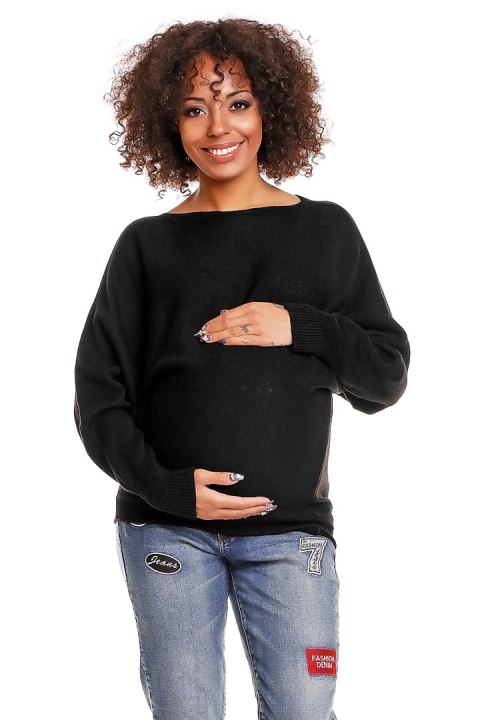 Sweter model 70003C Black - PeeKaBoo Sweter model 70003C Black - PeeKaBoo