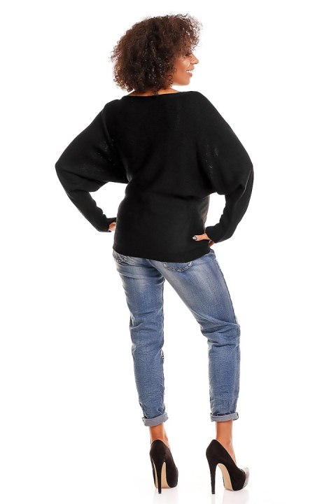 Sweter model 70003C Black - PeeKaBoo Sweter model 70003C Black - PeeKaBoo