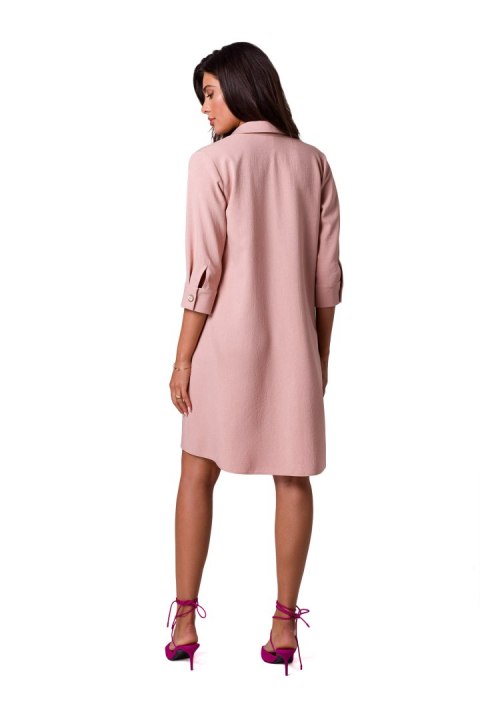 Sukienka Model B257 Pink - BeWear Sukienka Model B257 Pink - BeWear