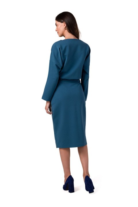 Sukienka Model B269 Morski - BeWear Sukienka Model B269 Morski - BeWear