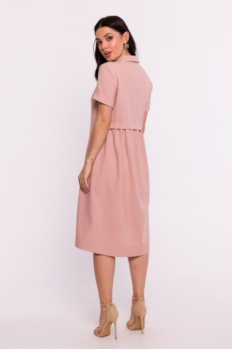 Sukienka Model B282 Pink - BeWear Sukienka Model B282 Pink - BeWear