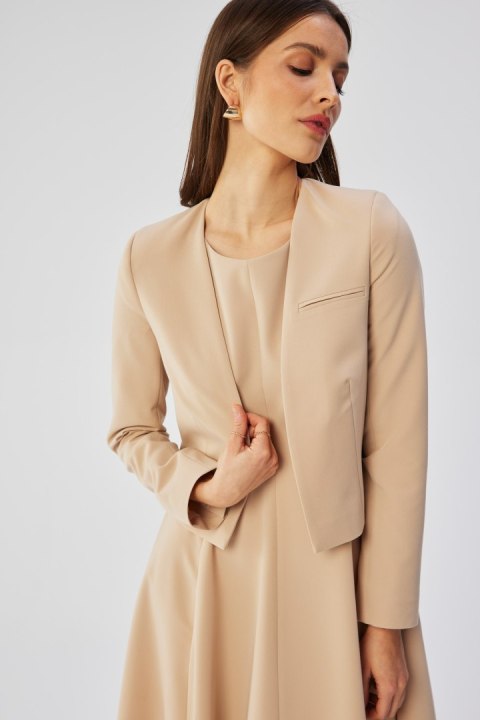 Marynarka Model S368 Beige - Stylove Marynarka Model S368 Beige - Stylove