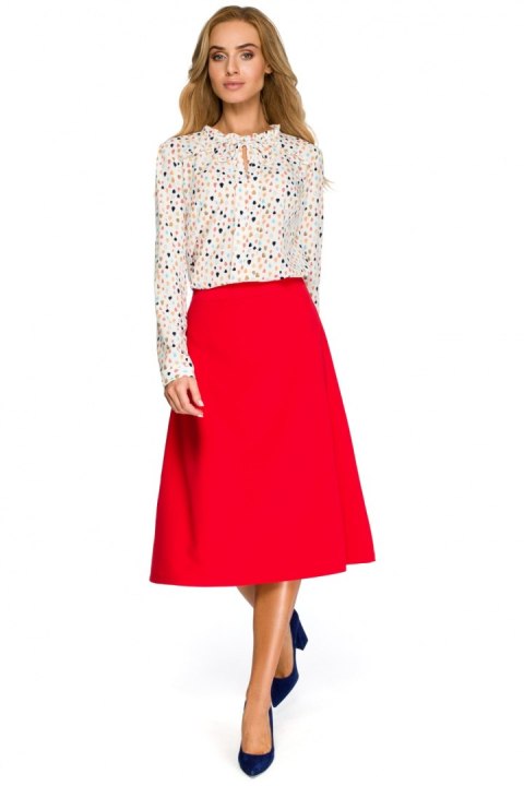 Spódnica Model S133 Red - Stylove Spódnica Model S133 Red - Stylove