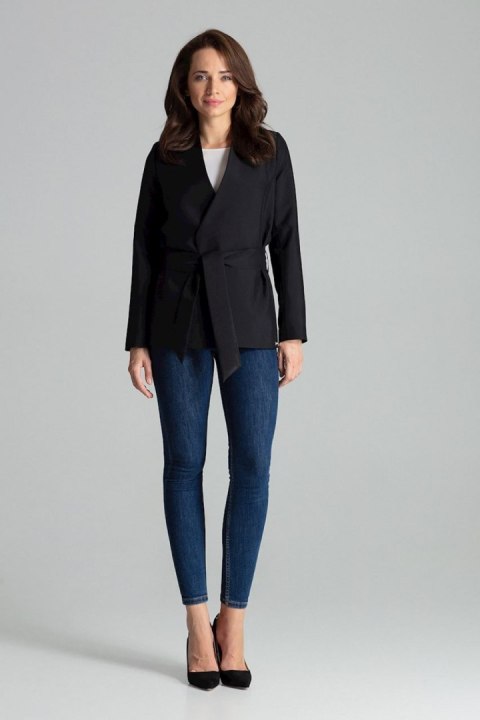 Żakiet Model L061 Black - Lenitif Żakiet Model L061 Black - Lenitif