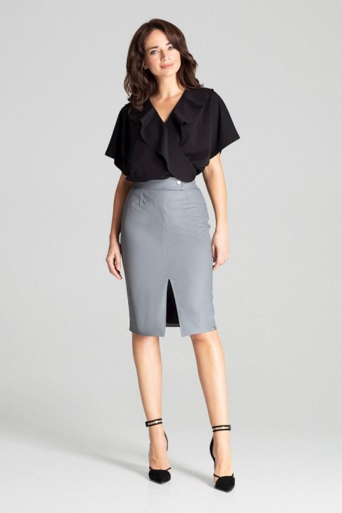 Spódnica Model L071 Grey - Lenitif Spódnica Model L071 Grey - Lenitif